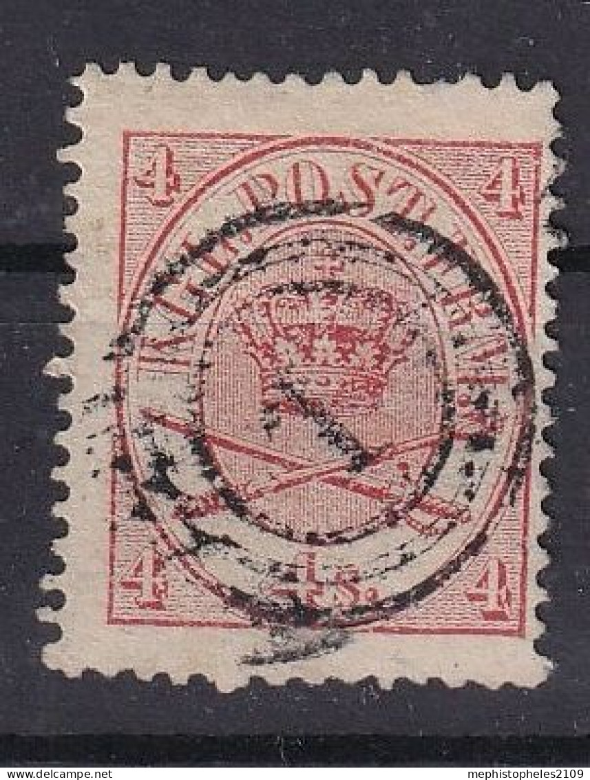 DENMARK 1864 - Canceled - Mi 13A - Usati