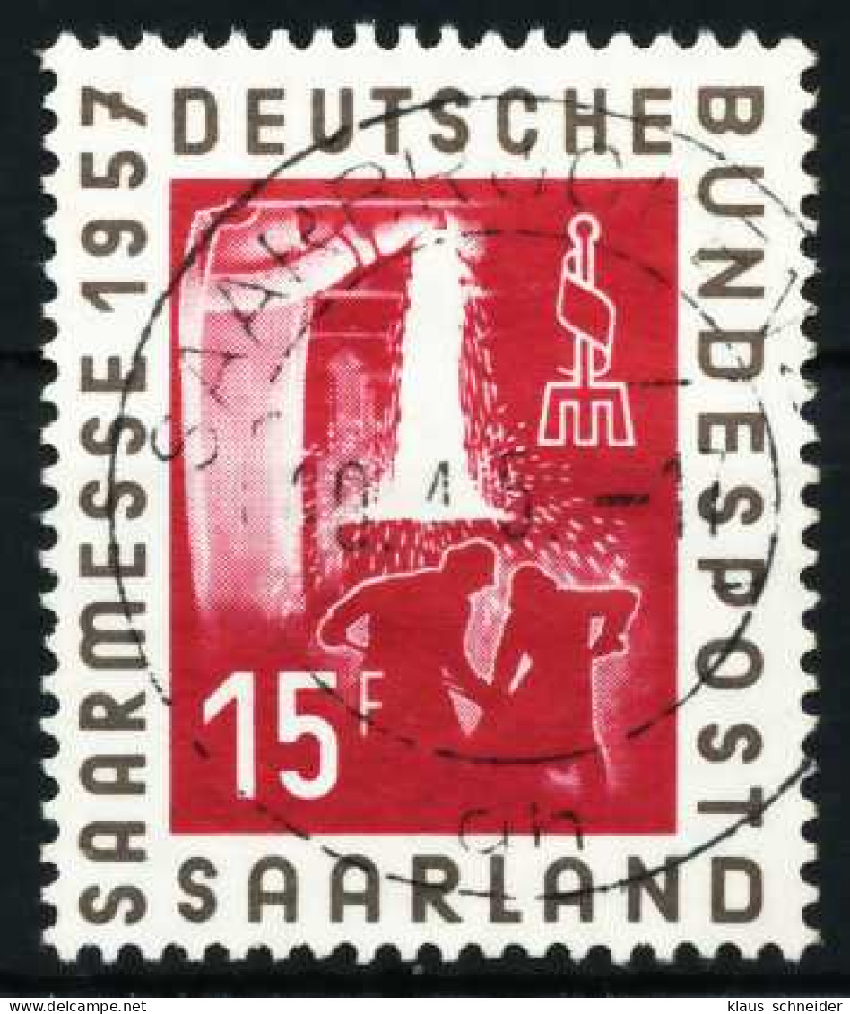 SAAR OPD 1957 Nr 400 Zentrisch Gestempelt X5F6AF6 - Used Stamps