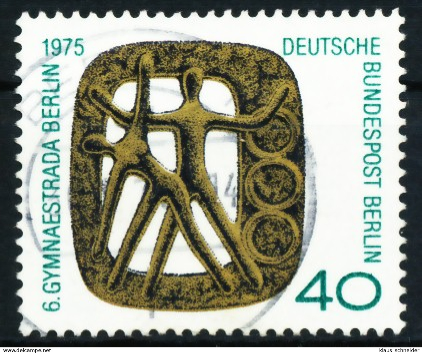 BERLIN 1975 Nr 493 Zentrisch Gestempelt X619442 - Oblitérés