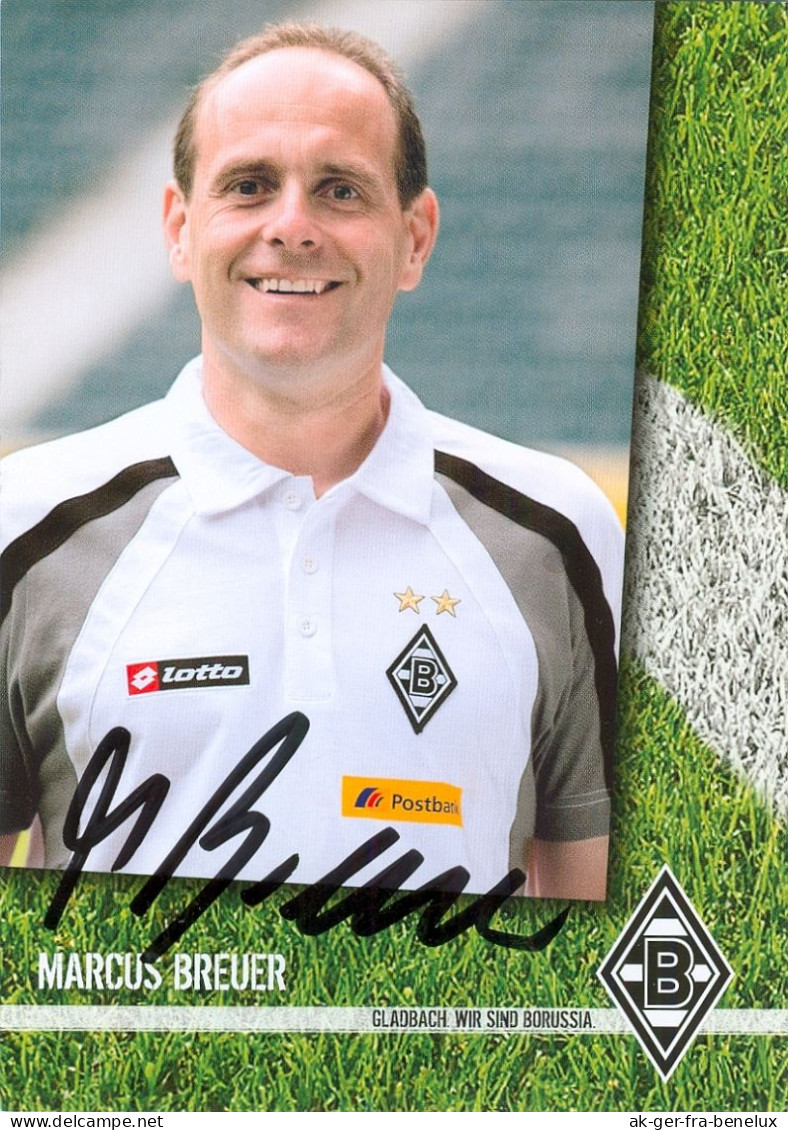 Fußball-Autogrammkarte AK Marcus Breuer VfL Borussia Mönchengladbach 09-10 Zeugwart M'Gladbach Autogramm Fußball Germany - Autographes