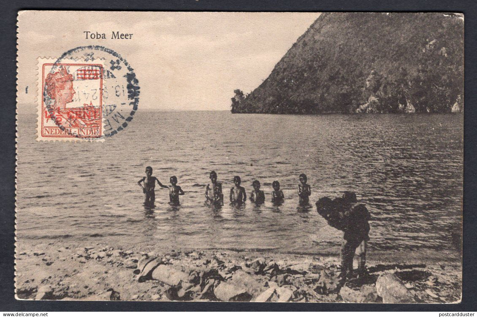 NETHERLANDS INDIES 1924 Picture Postcard To USA (p185) - Niederländisch-Indien