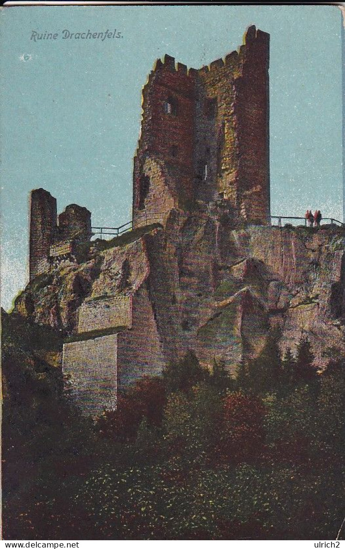 AK Burg Drachenfels - Postes Militaires Belgique - Ca. 1920 (68821) - Koenigswinter