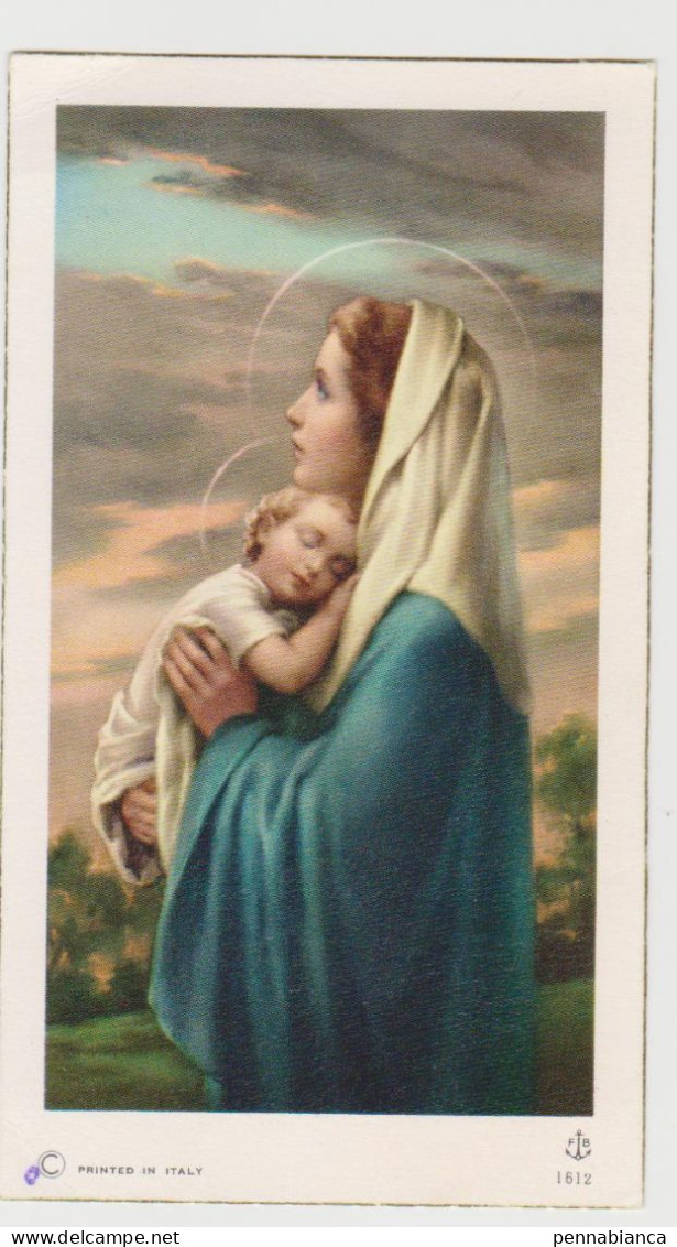 Madonna Con Bimbo (10,5 X 6 ) - Images Religieuses