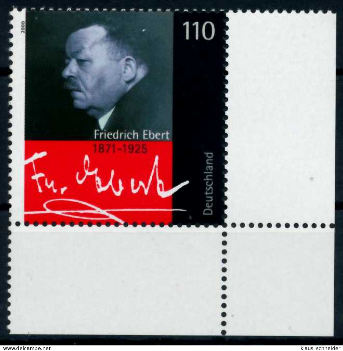 BRD 2000 Nr 2101 Postfrisch ECKE-URE SB36242 - Unused Stamps