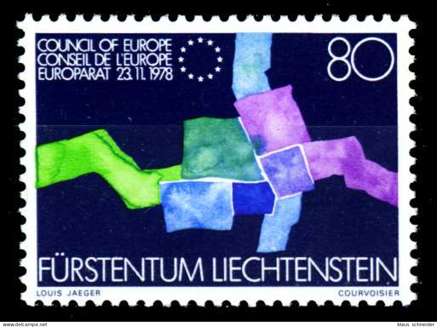 LIECHTENSTEIN 1979 Nr 729 Postfrisch SB464CE - Ungebraucht