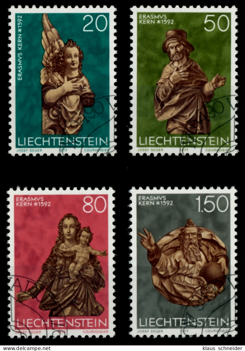LIECHTENSTEIN 1977 Nr 688-691 Gestempelt SB4E1A6 - Used Stamps