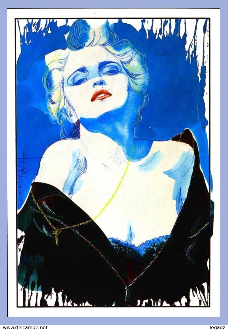 CPM Illustration - Jose Correa (002 024) - Artiste -. Madonna - Editions Goldy - Artisti