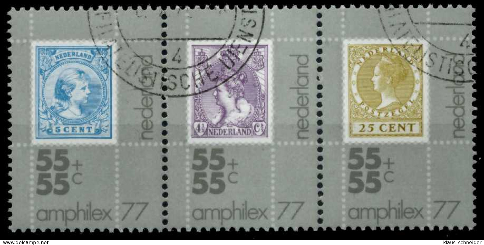 NIEDERLANDE Nr 1083S3-1085S3 Gestempelt 3ER STR X79D4F6 - Used Stamps