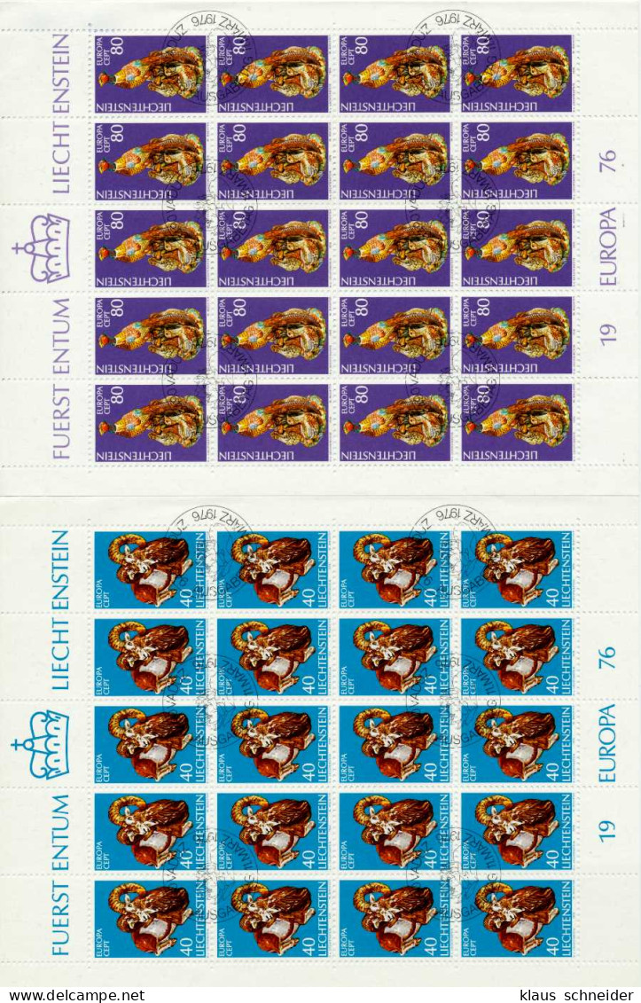 LIECHTENSTEIN BLOCK KLEINBOGEN Nr 642KB-643KB E S54538A - Blocks & Sheetlets & Panes