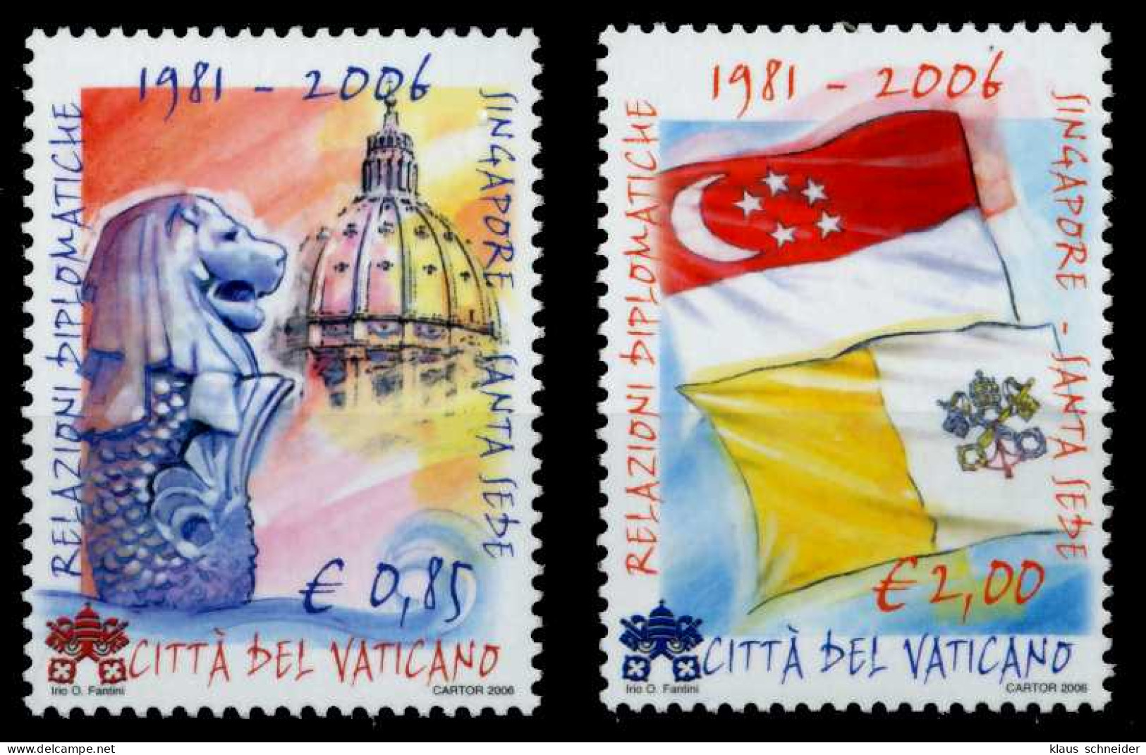 VATIKAN Nr 1569-1570 Postfrisch X7CE52E - Unused Stamps