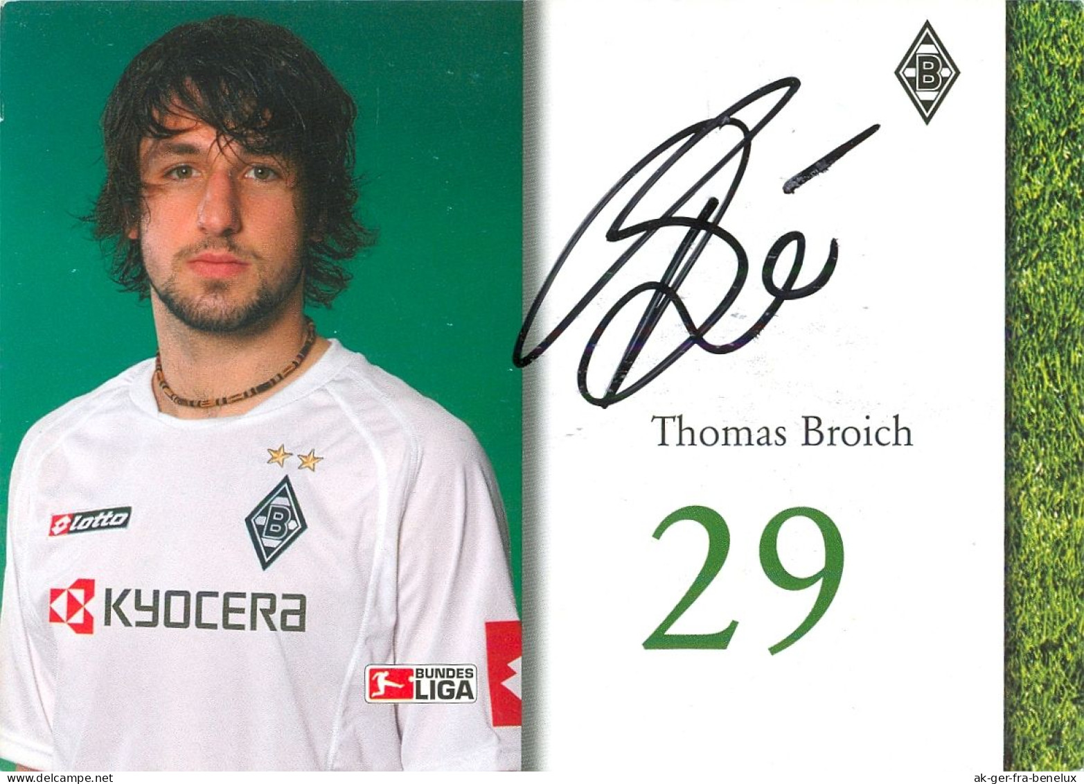 Fußball-Autogrammkarte AK Thomas Broich Borussia Mönchengladbach 04-05 Rott Am Inn 1. FC Köln Nürnberg Wacker Burghausen - Autografi