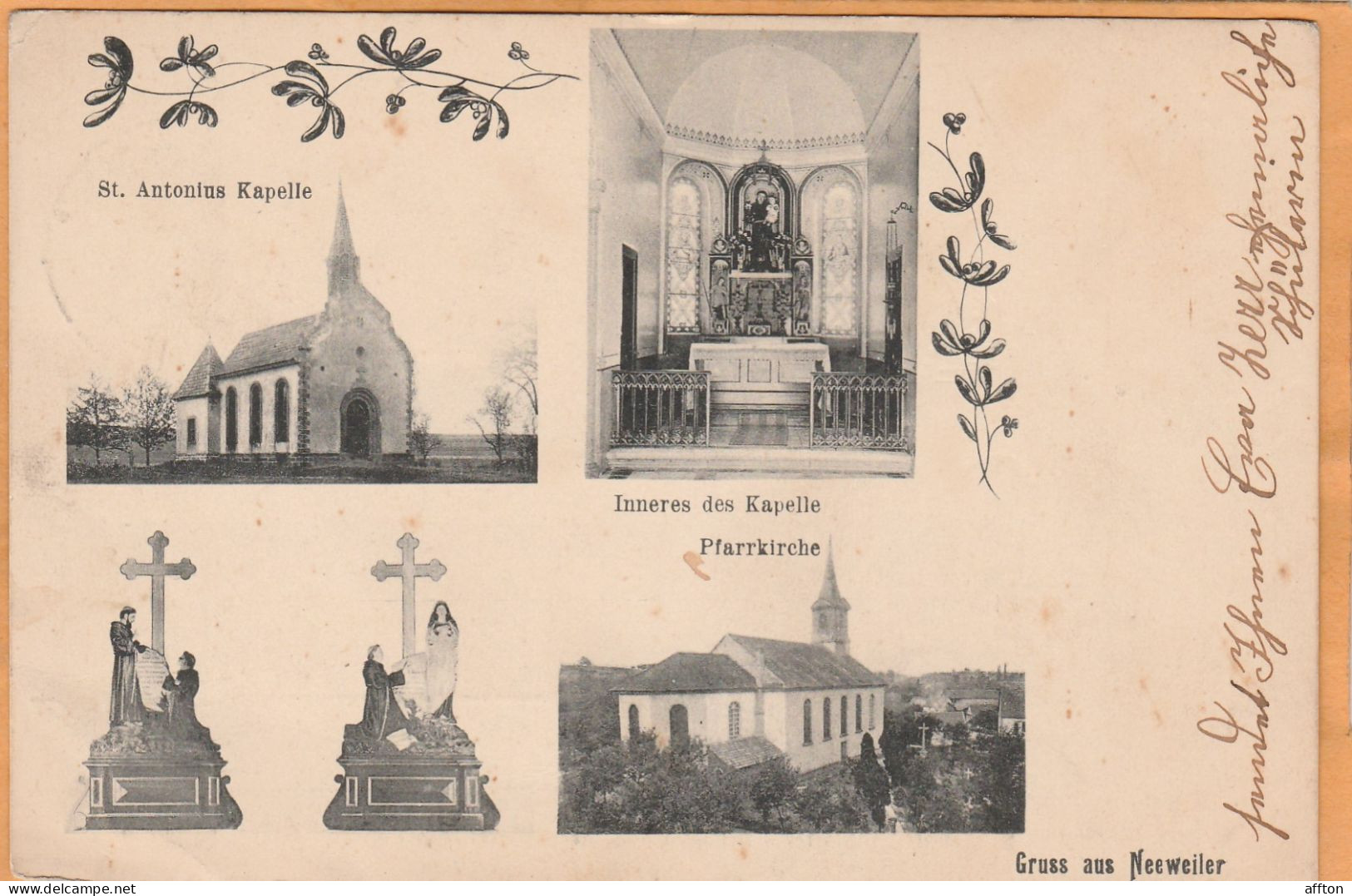Gruss Aus Neuweiler Germany 1905 Postcard - Calw