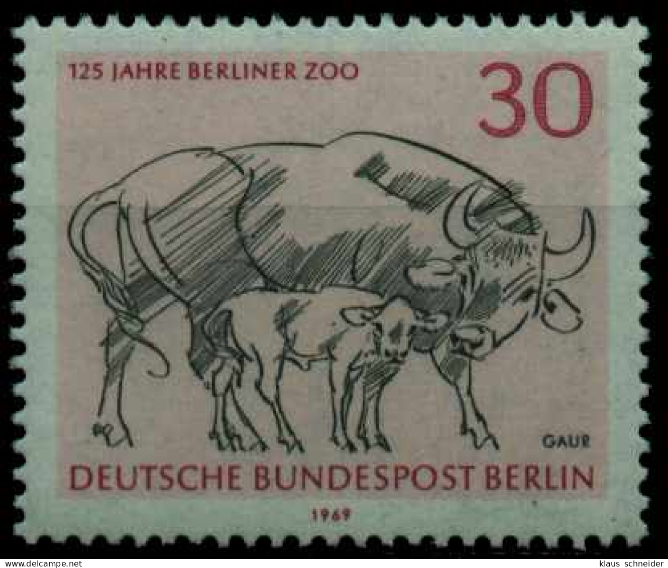 BERLIN 1969 Nr 340 Postfrisch S5953DA - Ongebruikt
