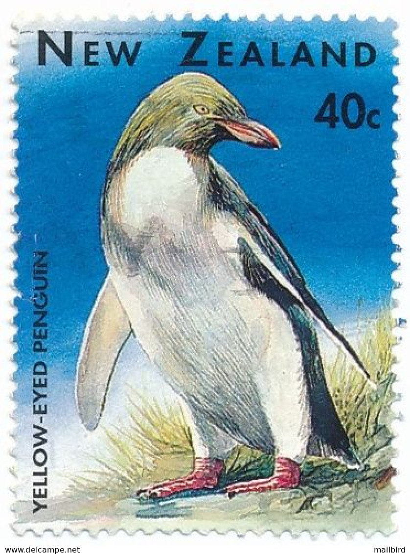 NEW ZEALAND - 1996 40c PENGUIN - Megadyptes Antipodes - Yellow Eyed Penguin - Unused Stamps