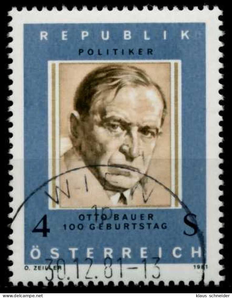 ÖSTERREICH 1981 Nr 1678 Zentrisch Gestempelt X7F3306 - Used Stamps