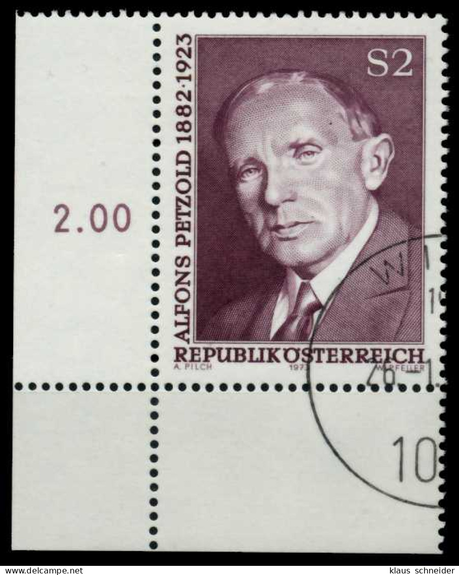 ÖSTERREICH 1973 Nr 1410 Gestempelt ECKE-ULI X8022E2 - Used Stamps