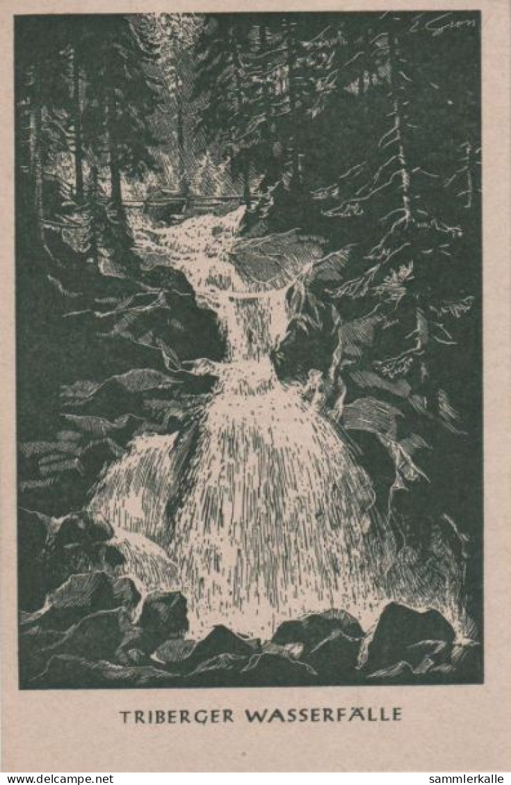 57377 - Triberg - Wasserfall, Nummerierte Karte - Ca. 1955 - Triberg