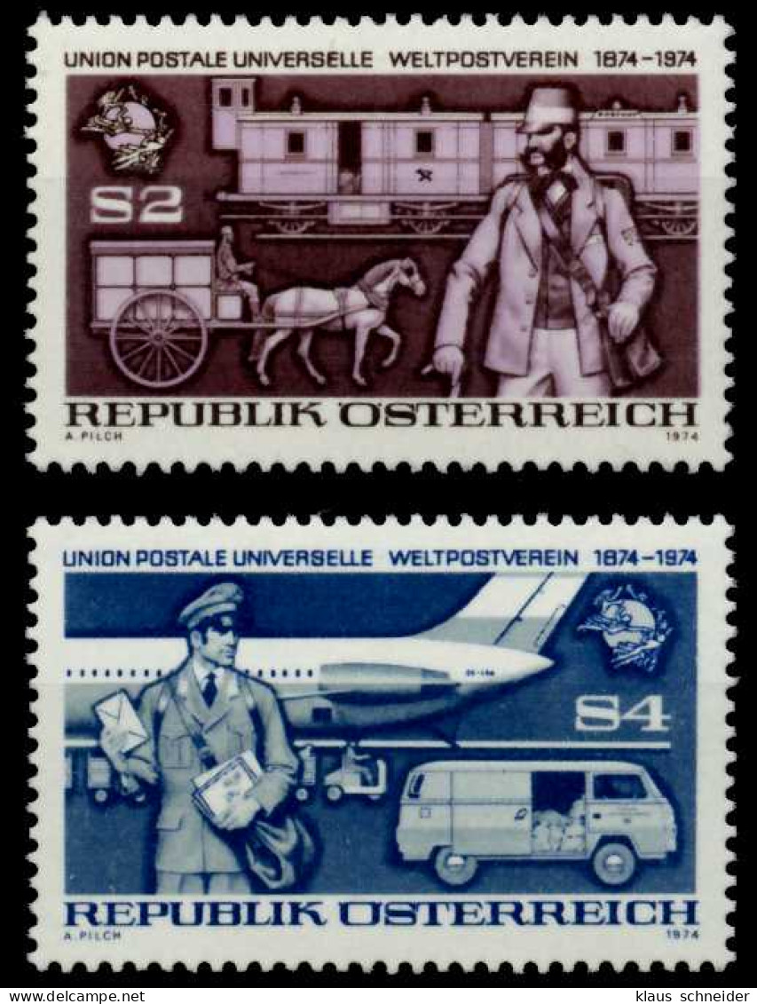 ÖSTERREICH 1974 Nr 1466-1467 Postfrisch S5B544E - Unused Stamps