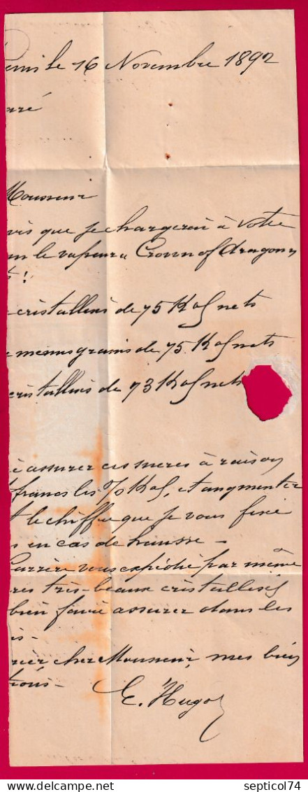LA REUNION N°20X3 + 22 CAD BLEU ST DENIS 1892 RECOMMANDE POUR NANTES SUR FRAGMENT DE LETTRE - Cartas & Documentos