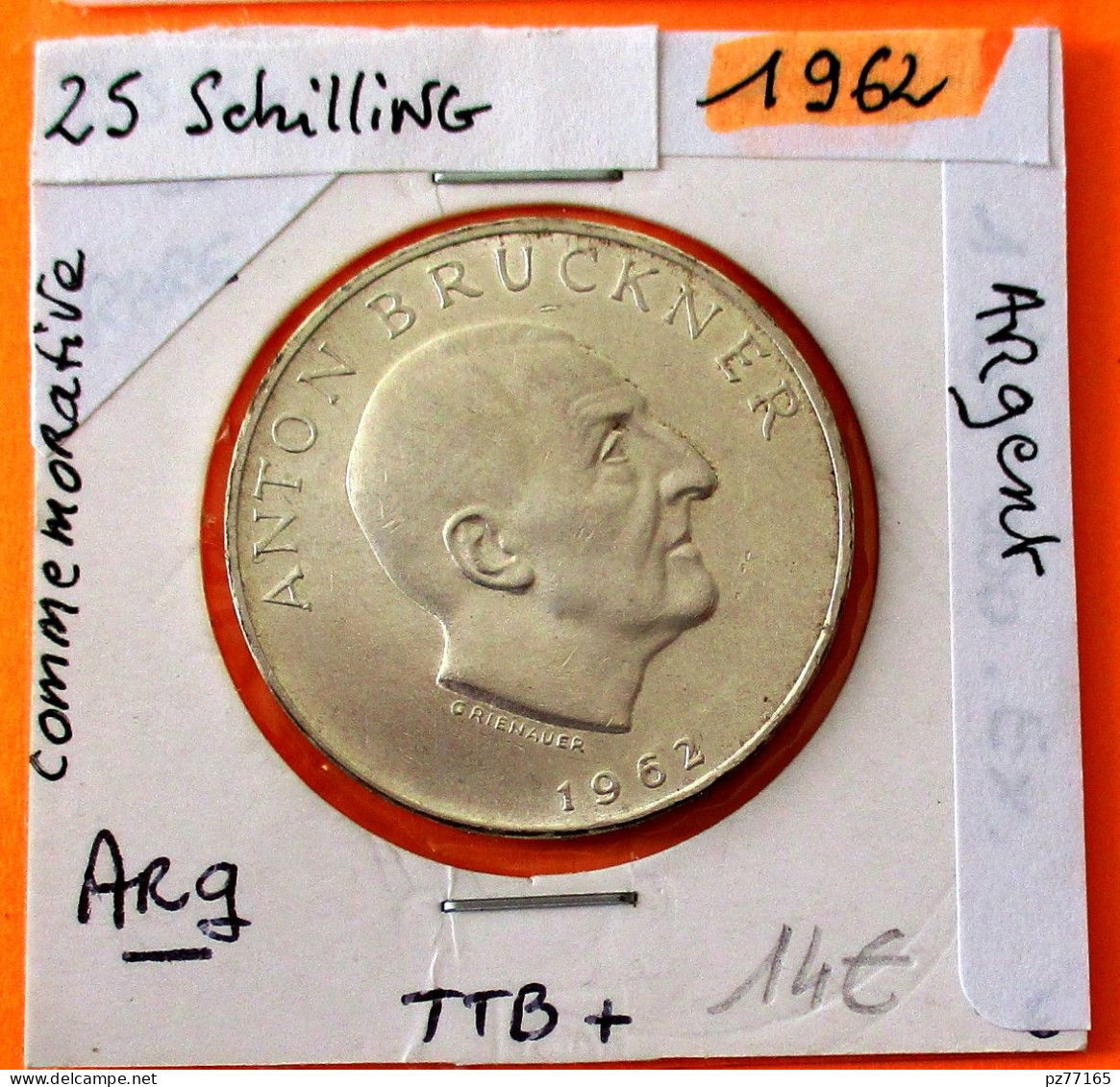 AUTRICHE. TTB++. 25 Schilling 1962 . 13 Gr. Argent.. Silver. - Austria