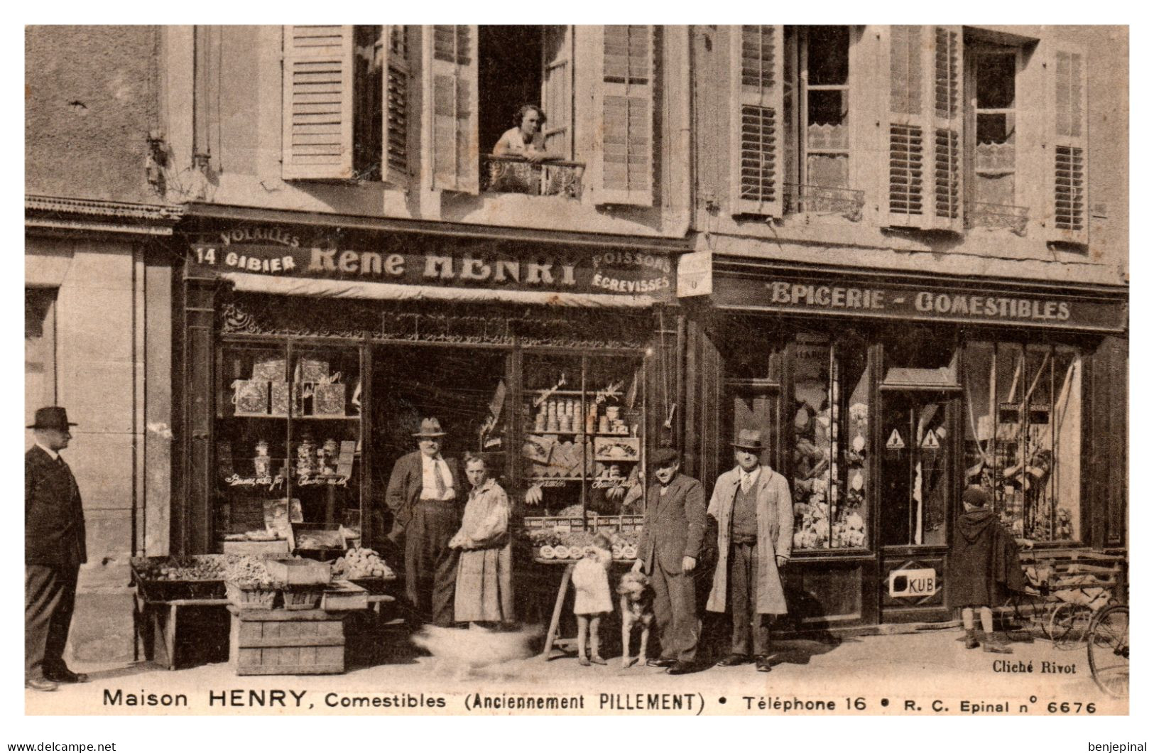 Maison Henry (anciennement Pillement) - Epicerie - Comestibles - 14 Rue Du Pont à Rambervillers - Rambervillers