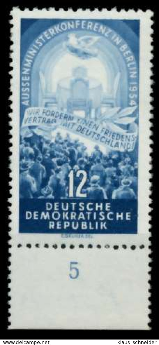 DDR 1954 Nr 424YI Postfrisch URA X8C229E - Ungebraucht