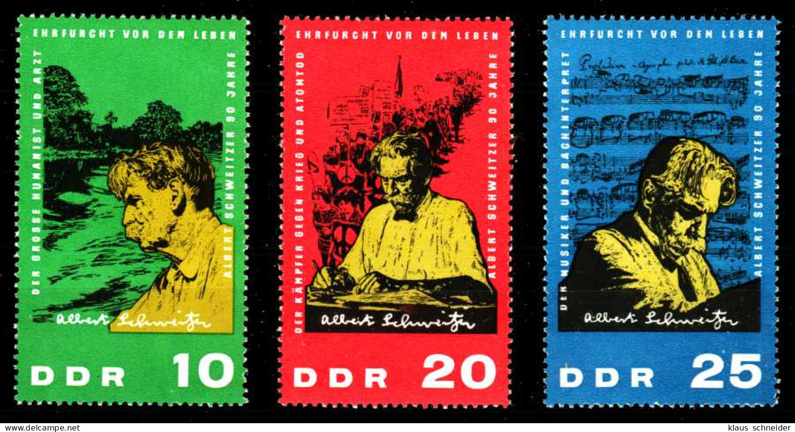 DDR 1965 Nr 1084-1086 Postfrisch SFE30E2 - Neufs