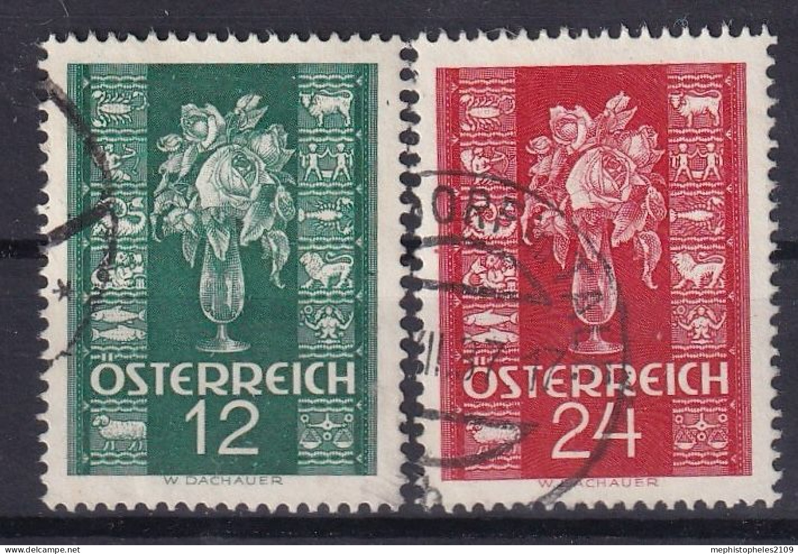 AUSTRIA 1937 - Canceled - ANK 658, 660 - Oblitérés