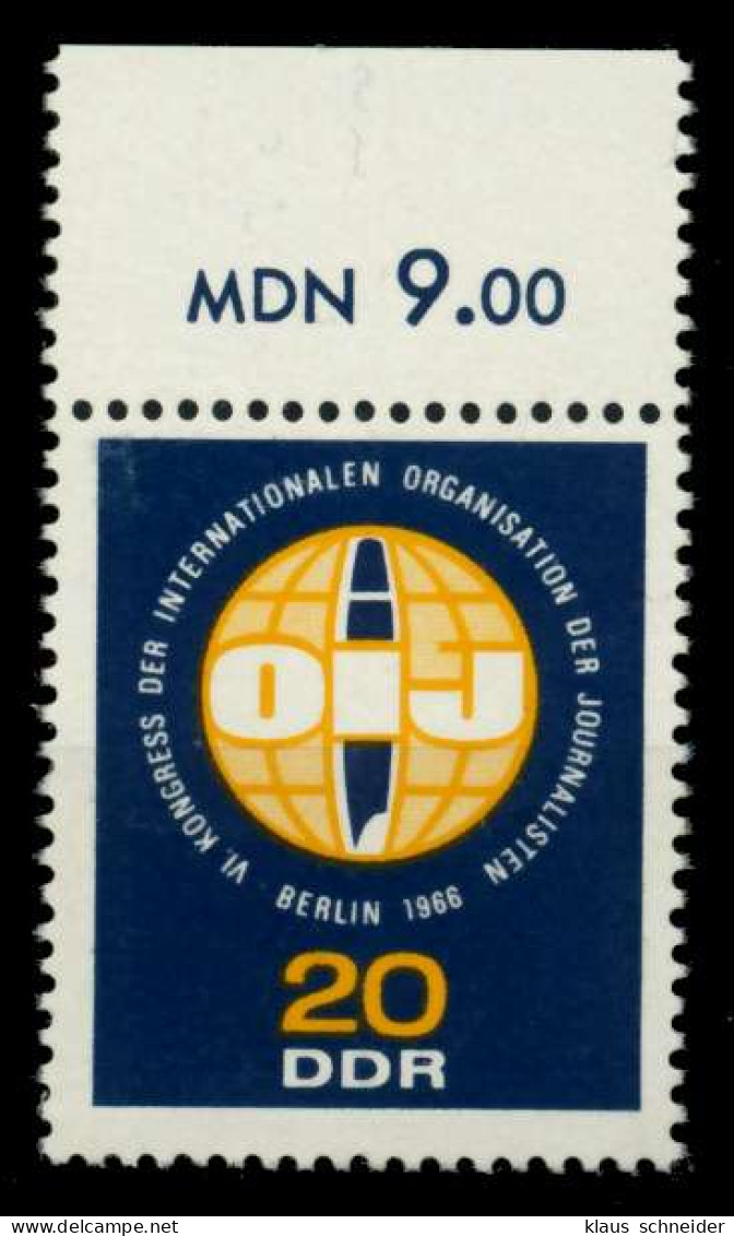 DDR 1966 Nr 1213 Postfrisch ORA X904C82 - Neufs