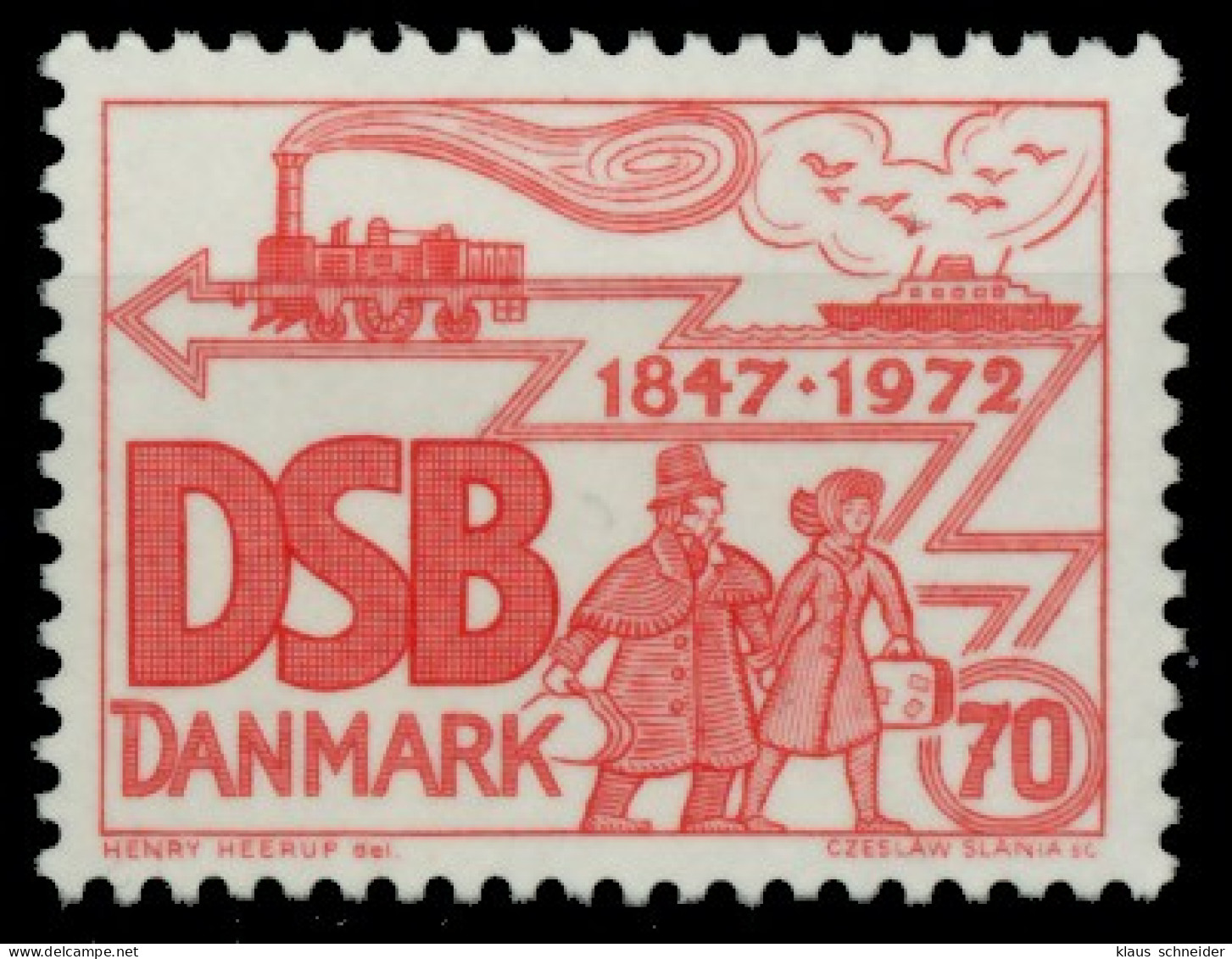 DÄNEMARK Nr 523 Postfrisch X90E1BA - Nuevos