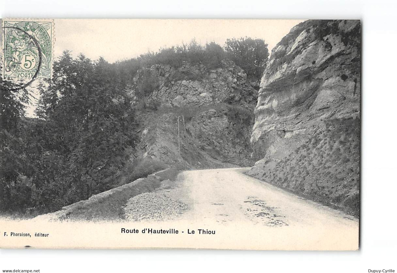 Route D'HAUTEVILLE - Le Thiou - Très Bon état - Hauteville-Lompnes