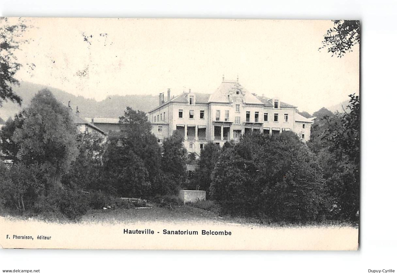 HAUTEVILLE - Sanatorium Belcombe - Très Bon état - Hauteville-Lompnes