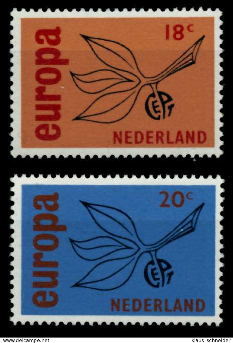 NIEDERLANDE 1965 Nr 848-849 Postfrisch S04227A - Unused Stamps