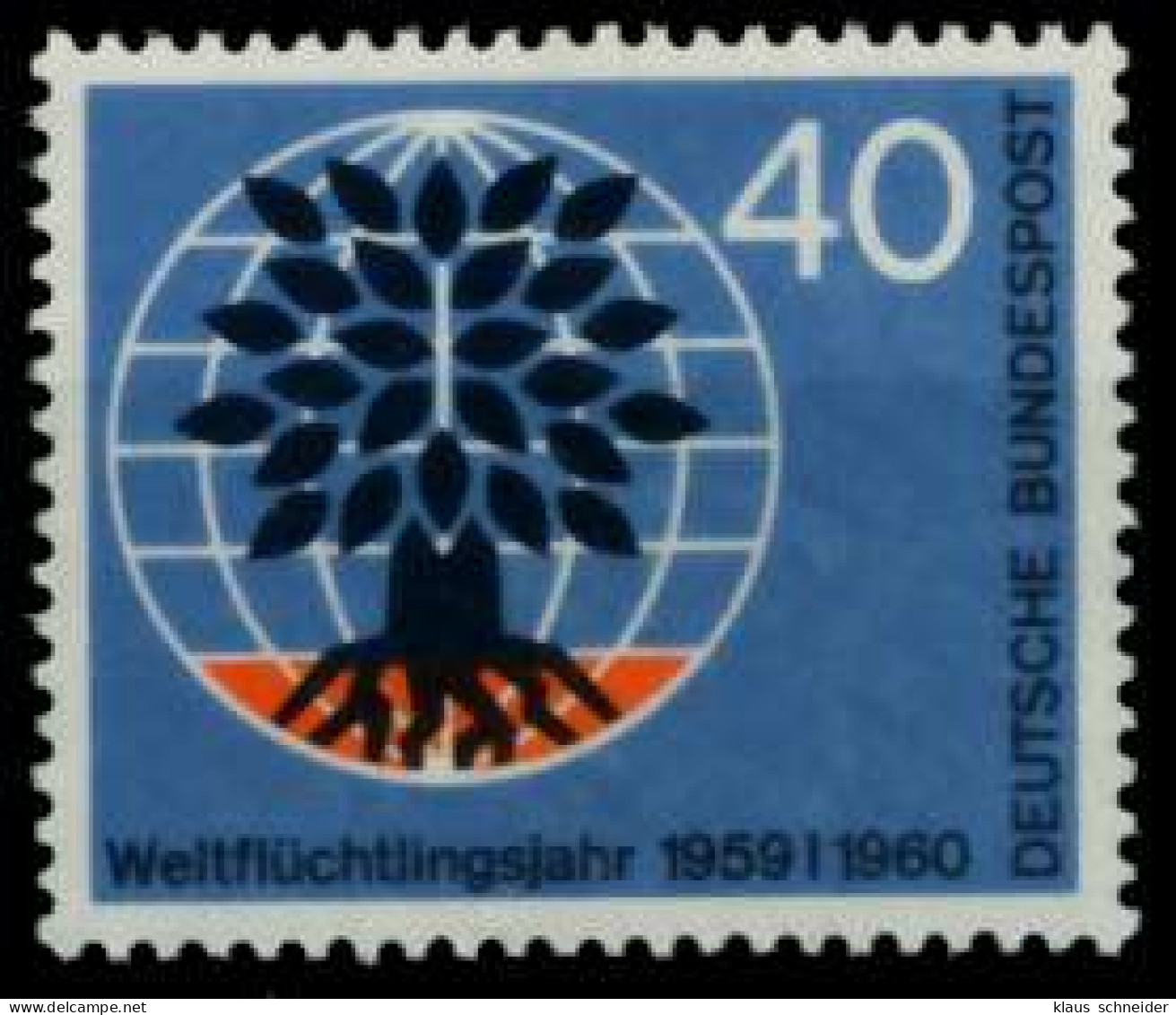 BRD BUND 1960 Nr 327 Postfrisch S02D01E - Nuovi