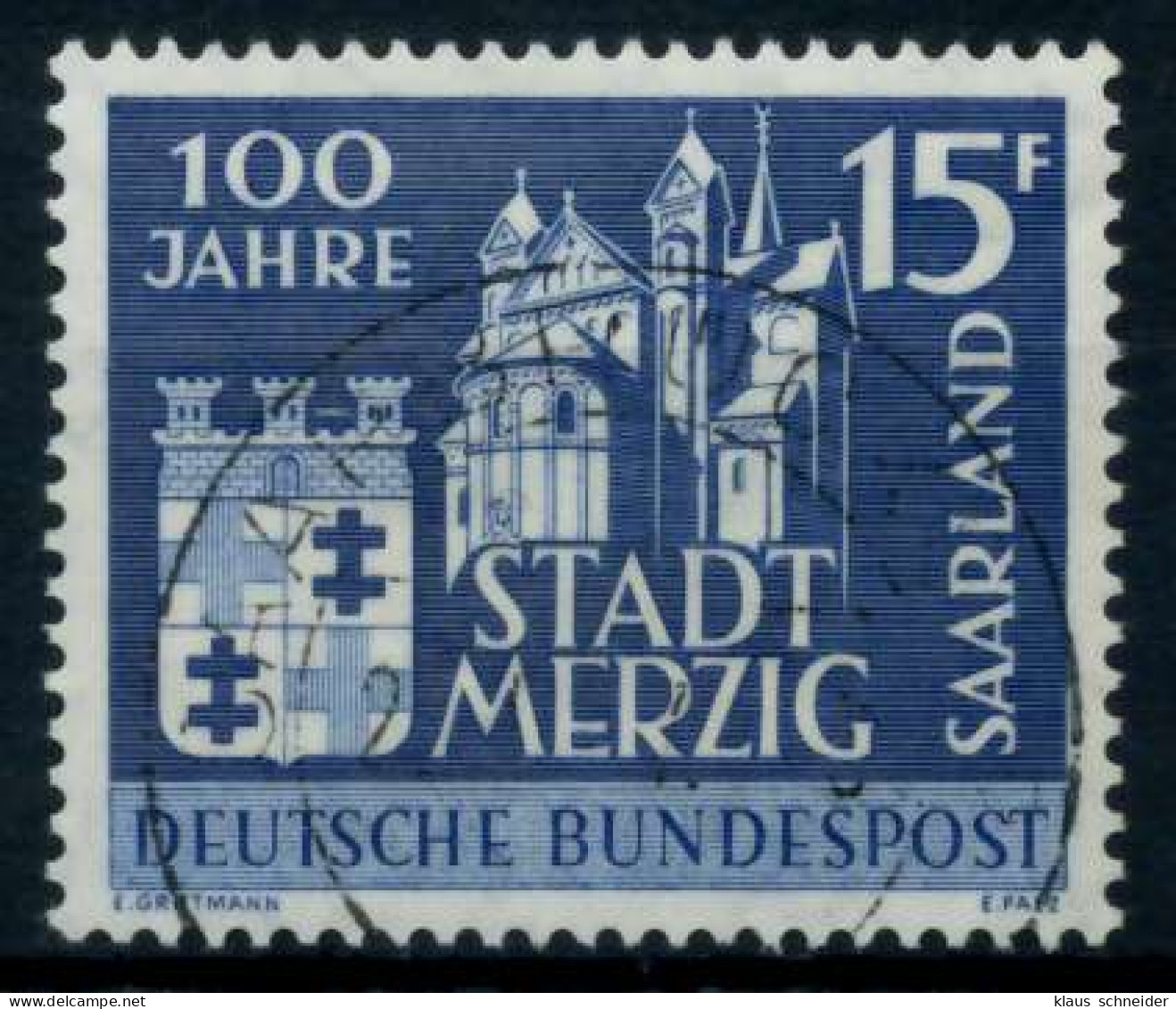SAAR OPD 1957 Nr 401 Gestempelt X9696E2 - Used Stamps
