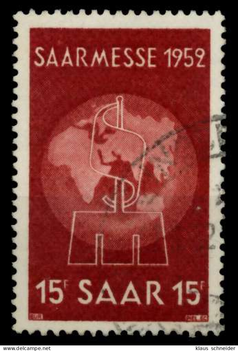 SAARLAND 1952 Nr 317 Gestempelt X969836 - Oblitérés