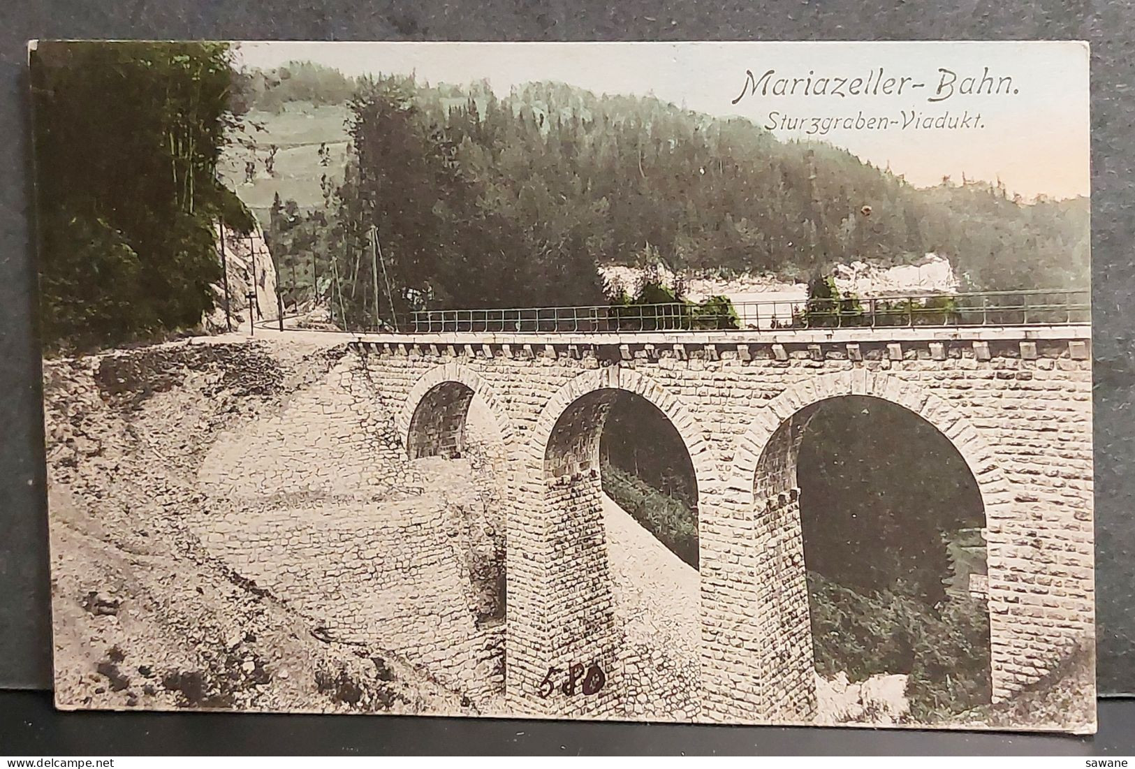 AUTRICHE , MARIAZELLER BAHN , STURZGRABEN VIADUKT , LOT 174 - Mariazell