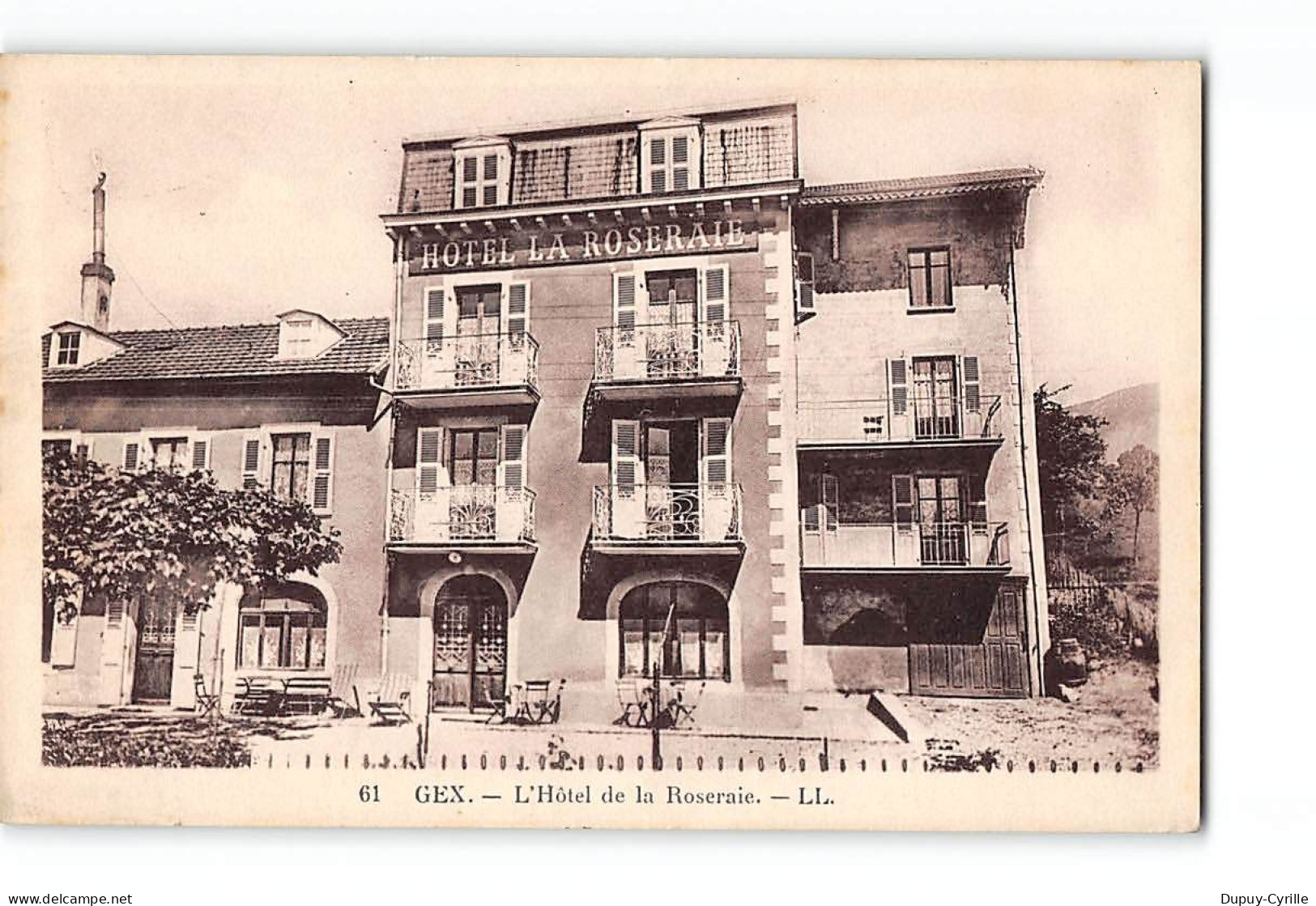 GEX - L'Hôtel De La Roseraie - Très Bon état - Gex