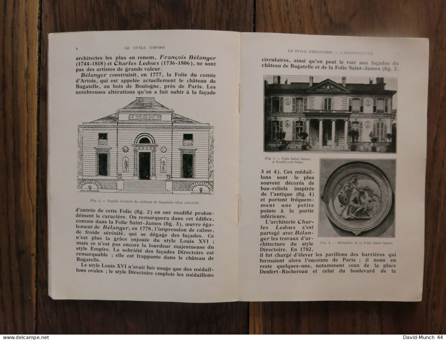 Le Style Empire, Le Style Directoire De Henry Martin. Paris, Librairie D'Art R. Ducher, La Grammaire Des Styles. 1925 - 1901-1940