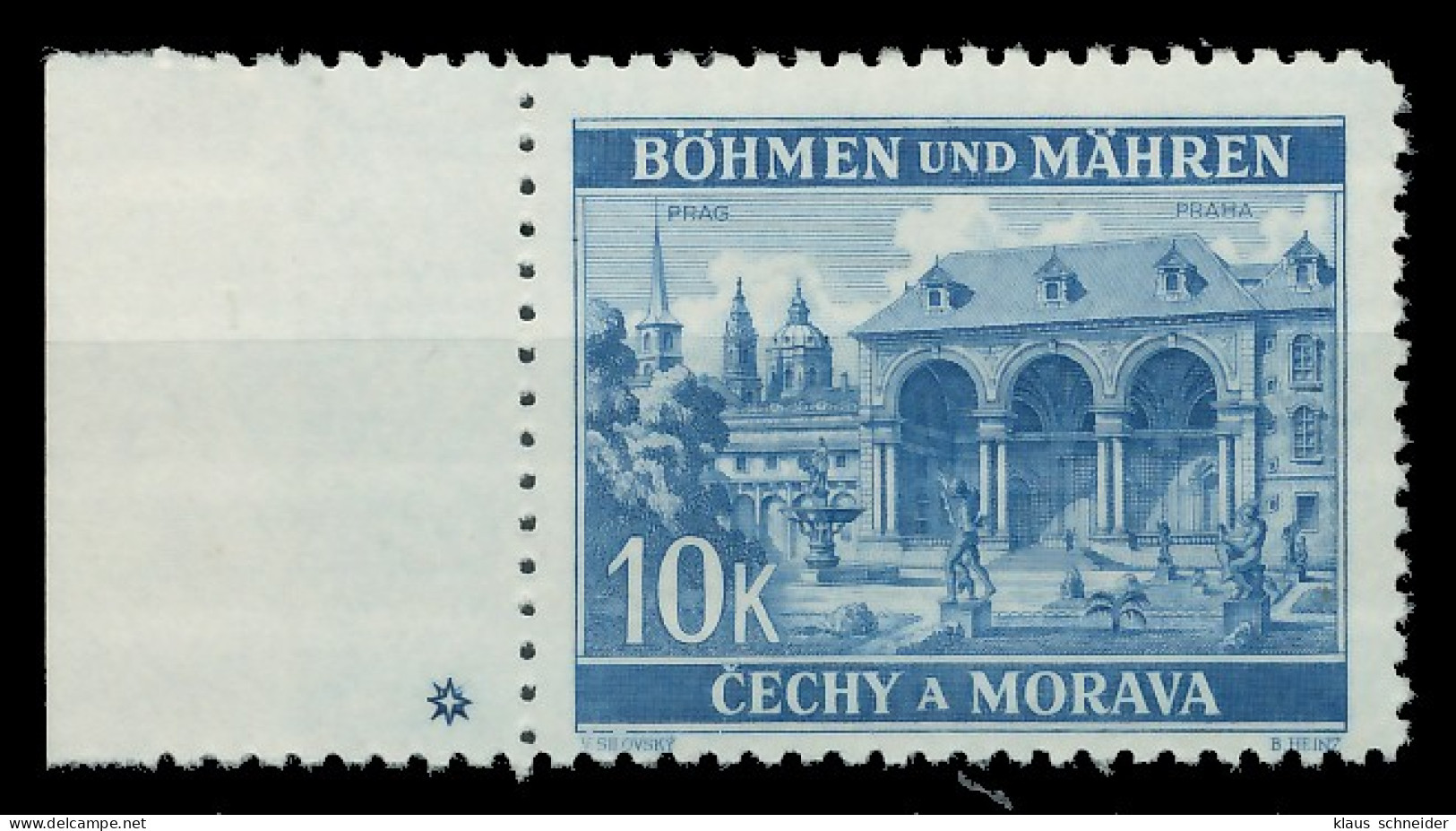 BÖHMEN MÄHREN 1939-1940 Nr 60PlSt1L Postfrisch X8283FE - Neufs