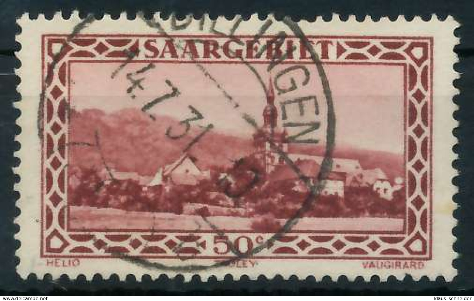 SAARGEBIET 1926 Nr 114 Gestempelt X880546 - Gebruikt