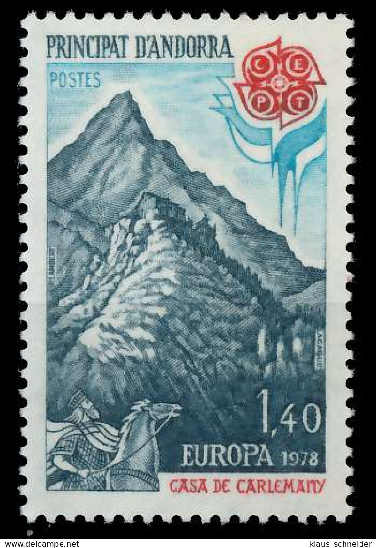 ANDORRA (FRANZ. POST) 1978 Nr 291 Postfrisch SB14B1E - Unused Stamps