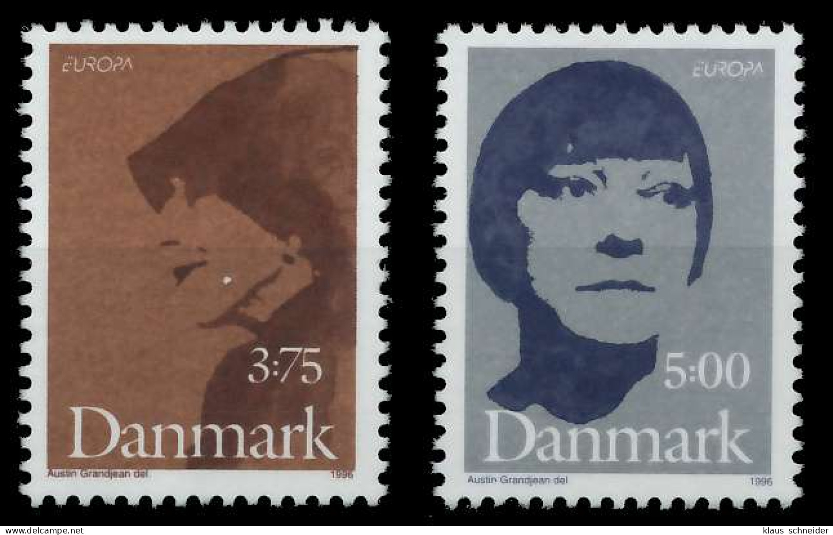 DÄNEMARK 1996 Nr 1124-1125 Postfrisch X0AEFF6 - Unused Stamps