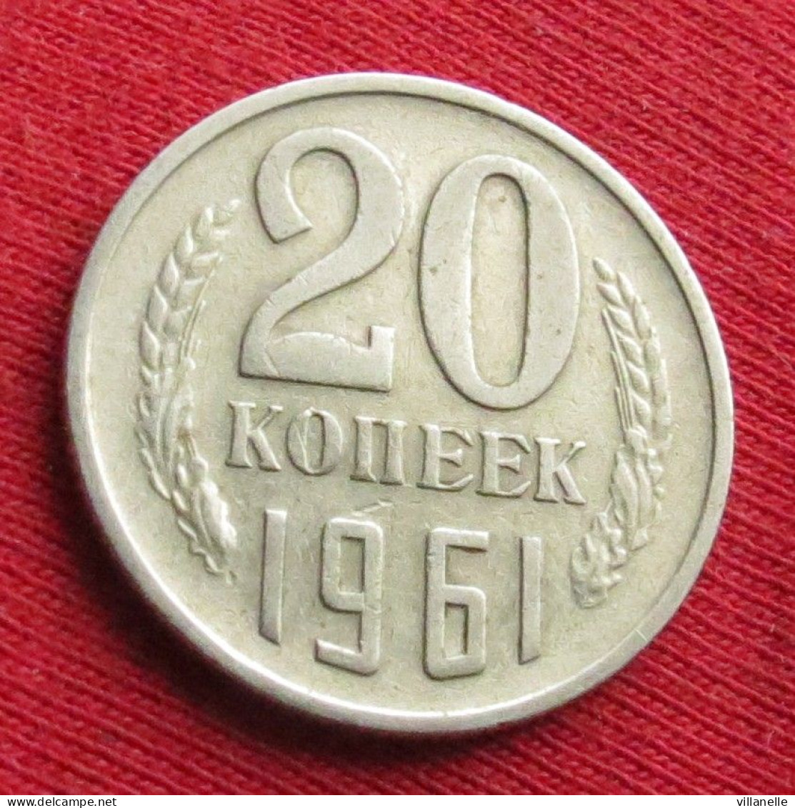 Russia 20 Kopecks 1961 Y# 132 Lt 239 Ussr Urss Russie Sowjetunion Rusia Kop. Kop Kopeek - Rusia