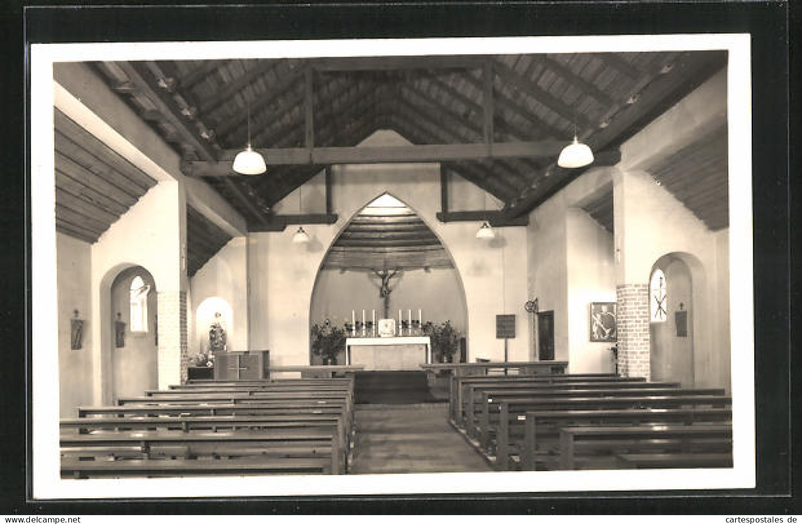 AK Blankenfelde, Inneres Der St. Nikolauskirche  - Blankenfelde