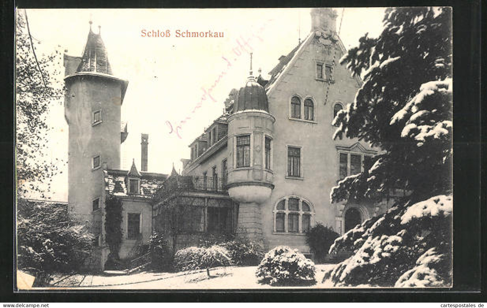 AK Neukirch, Schloss Schmorkau  - Neukirch (Lausitz)