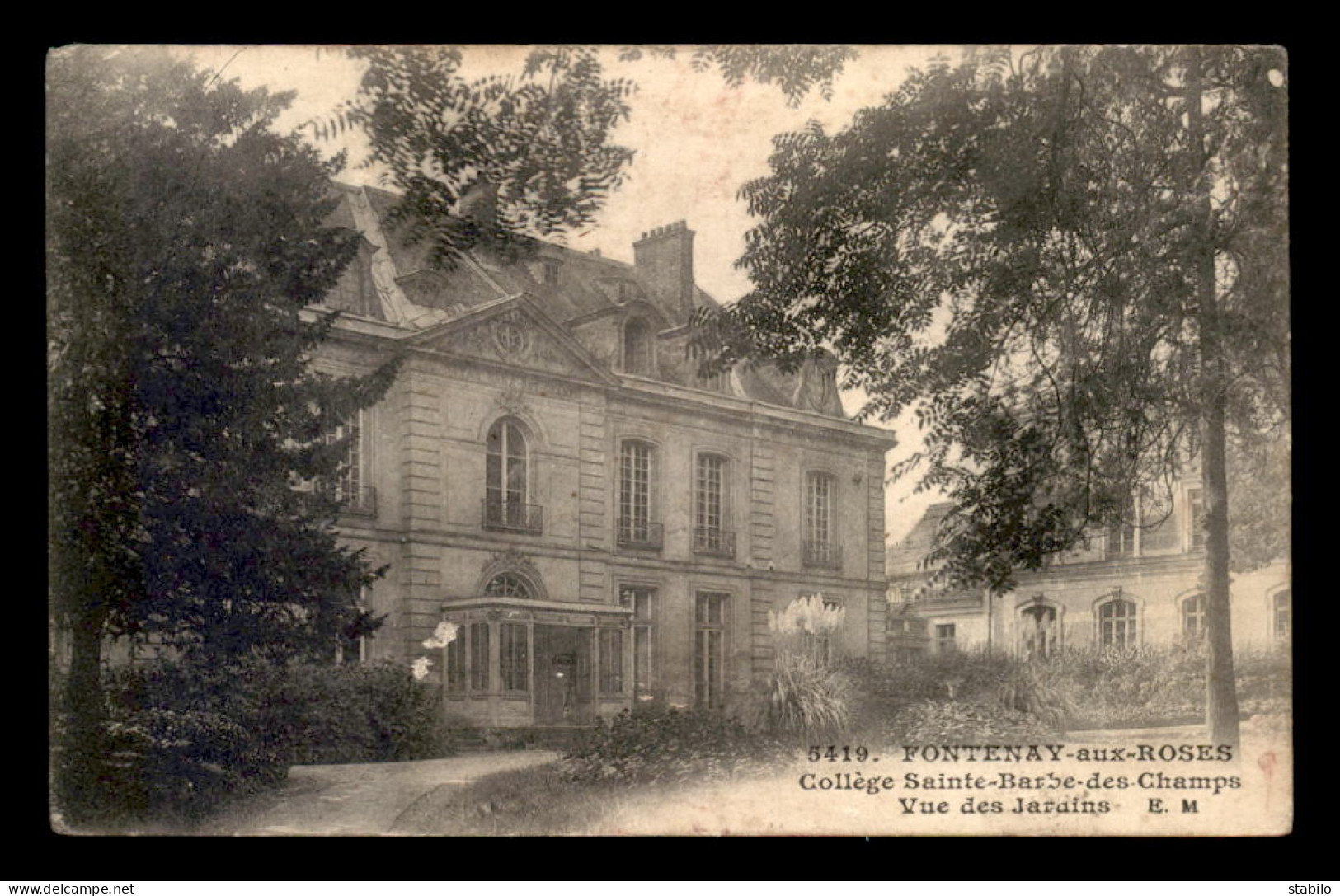 92 - FONTENAY-AUX-ROSES - COLLEGE STE-BARBE-DES-CHAMPS - Fontenay Aux Roses