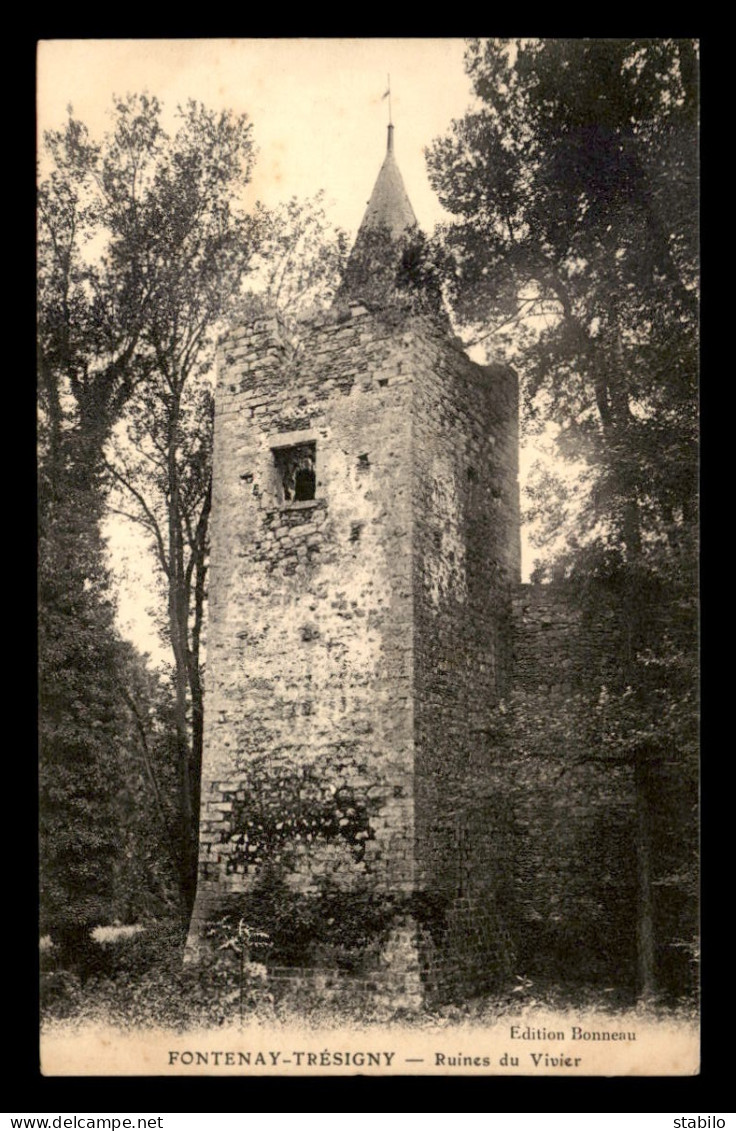 77 - FONTENAY-TRESIGNY - CHATEAU DE CREVECOEUR - Fontenay Tresigny