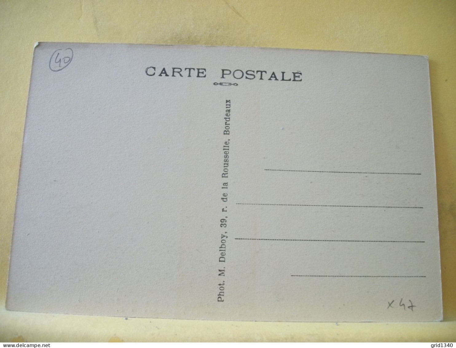 40 2753 LOT DE 4 CPA DIFFERENTES SUR LE CHATEAU DES MARQUIS DE POYANNE A POYANNE DANS LES LANDES