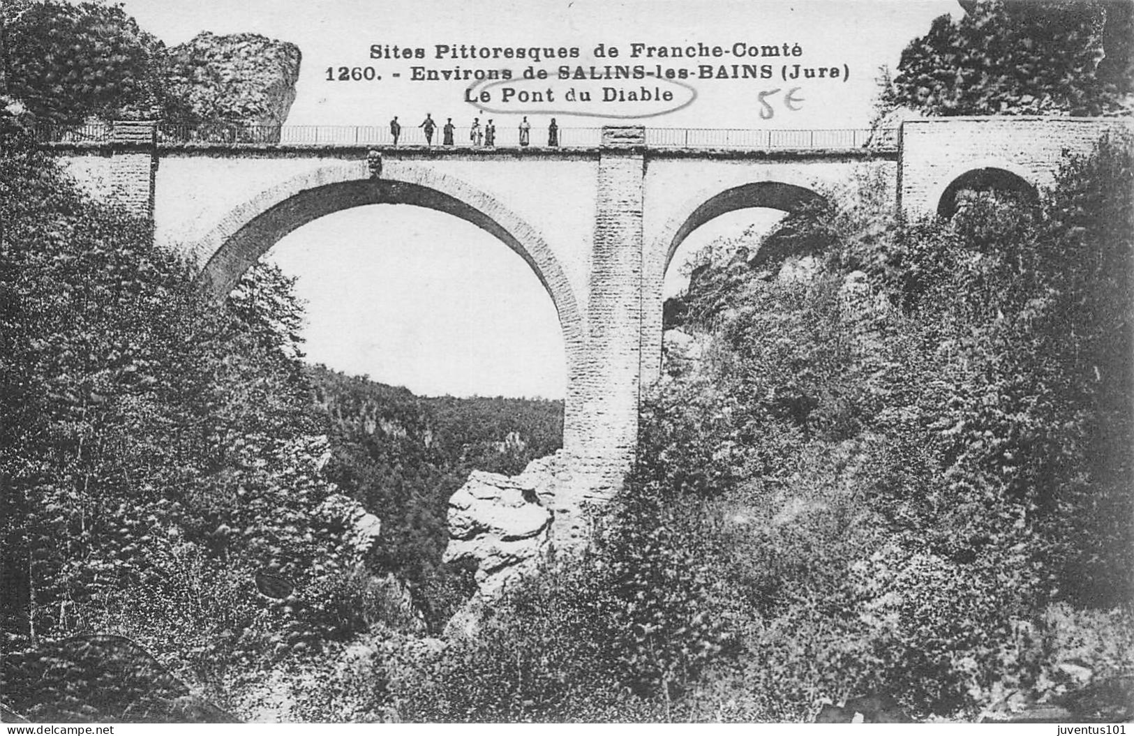 CPA Environs De Salins Les Bains-Le Pont Du Diable-1260     L2845 - Autres & Non Classés